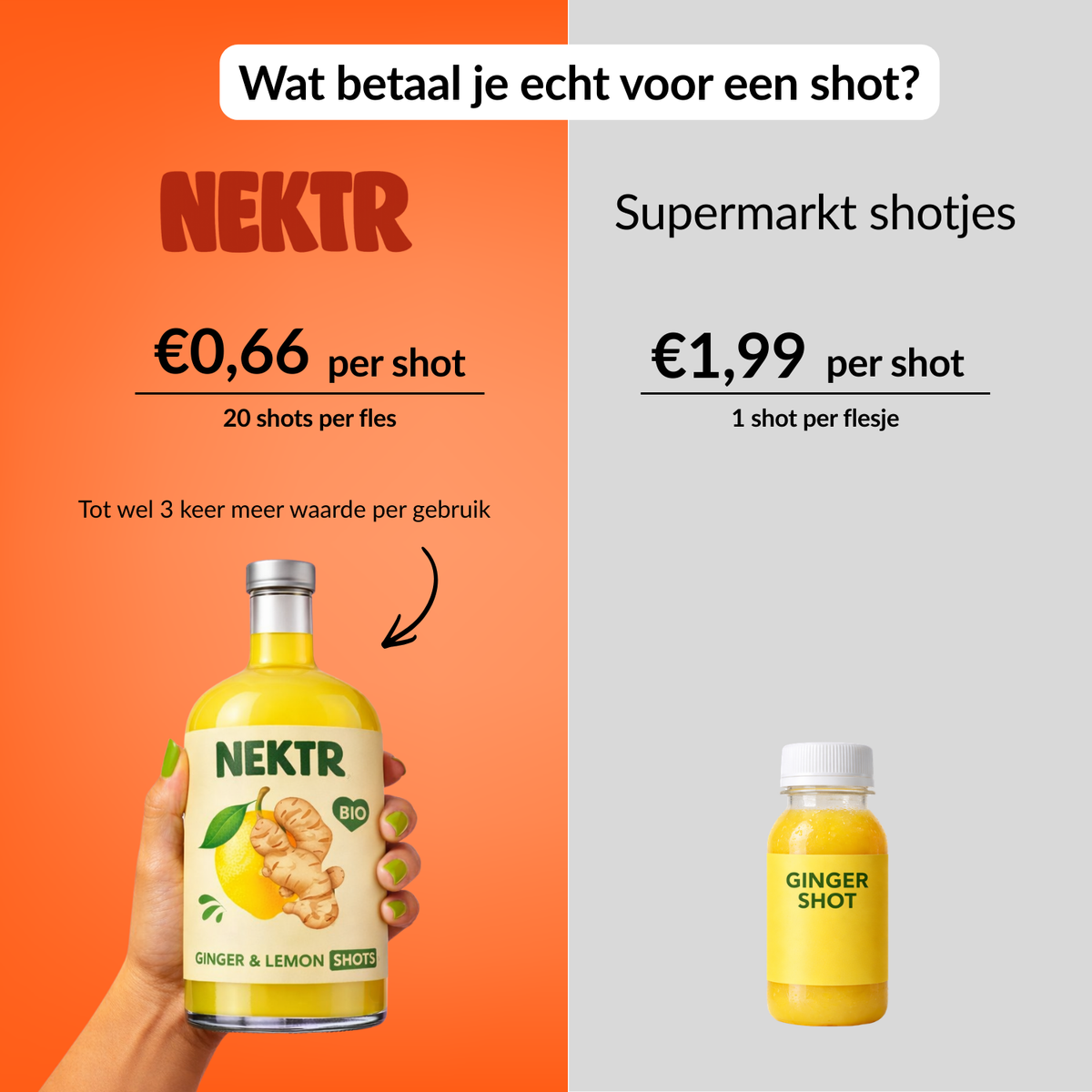 Gember - Ananas shots