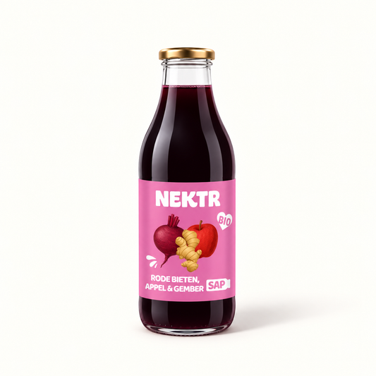 Rode bieten-appel & gember sap BIO