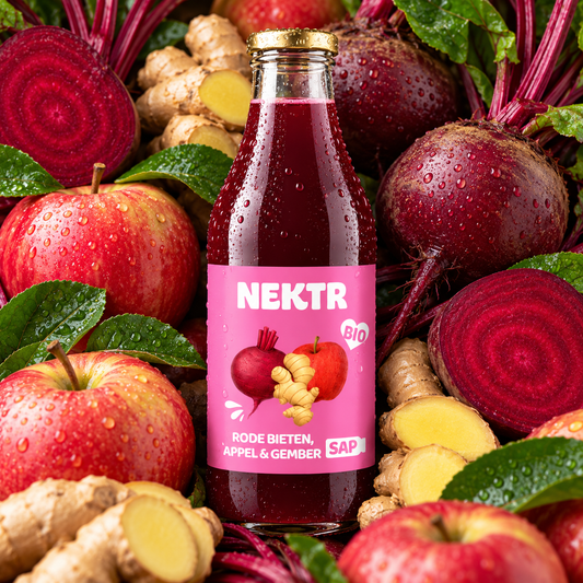 Rode bieten-appel & gember sap BIO