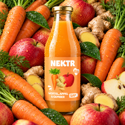 Wortel-appel & gember sap BIO